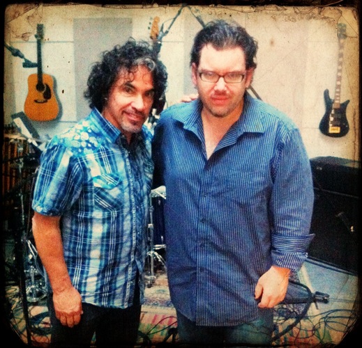 Jack Miele with The Iceman Special in the studio — producing the upcoming record